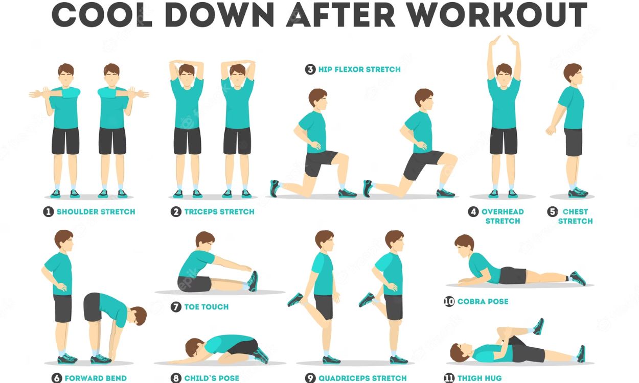 name of cool down exercises